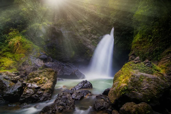 Curug Putri Brono Καταρράκτης Είναι Ένας Όμορφος Τουριστικός Προορισμός Για — Φωτογραφία Αρχείου