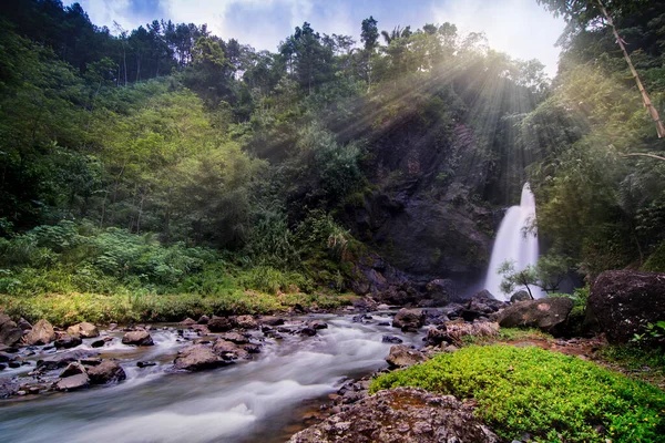 Curug Putri Brono Καταρράκτης Είναι Ένας Όμορφος Τουριστικός Προορισμός Για — Φωτογραφία Αρχείου