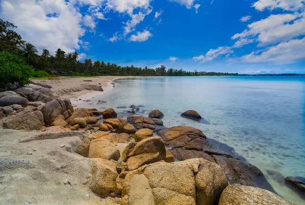 Belas Pedras Vila Piscatória Bintan Island Fotos Tiradas Durante Dia — Fotografia de Stock