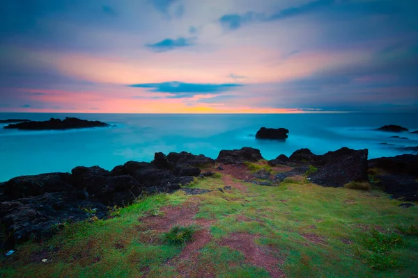 Batam Adası Ndaki Güzel Samanyolu Yıldızları Geceleri Gökyüzü Yıldızlarla Doludur — Stok fotoğraf