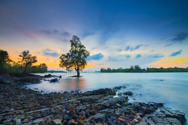 Batam Adası 'ndaki Dangas Sahili aile ve arkadaşlarla seyahat etmek için uygun bir yer.