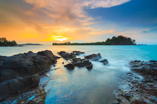 Dangas Beach Batam Island Vhodné Místo Pro Cestování Rodinou Přáteli — Stock fotografie