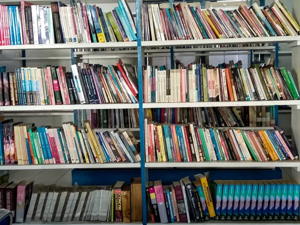 Hermosos Colores Libros Clase — Foto de Stock