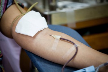 kan nakli, sağlık sigortası ve yardım konsepti..