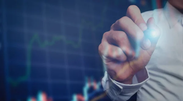 Coronavirus küresel borsayı batırıyor. Covid-19 sonrası iş analizi, iş konsepti, covid19 döneminden sonra