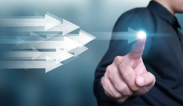 İş gelişiminden başarıya ve hızla büyüyen iş konseptine, iş büyüme konseptine, finans kavramına 