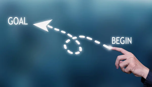 İş geliştirmeye başlama hedefi ve büyüyen büyüme kavramı, iş büyüme kavramı, finans kavramı