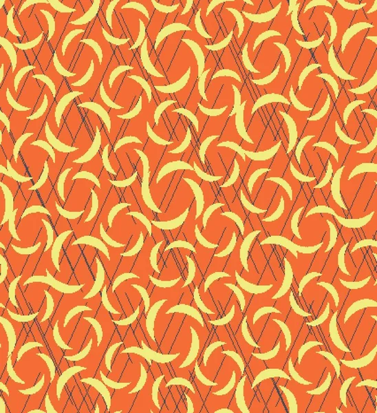 Абстрактный оранжевый фон с желтыми элементами — стоковое фото