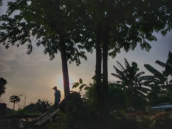 Gün batımı temalı öğleden sonra atmosferi