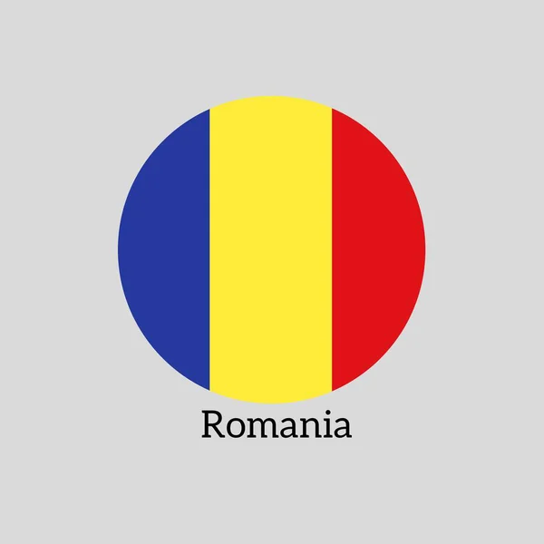 Romanya Ulusal Bayrağının Görüntü ve Vektörü.