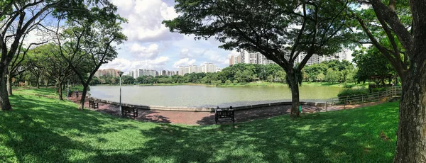 Vista Panoramica Del Singapore Public Housing Apartments Nel Distretto Punggol — Foto Stock