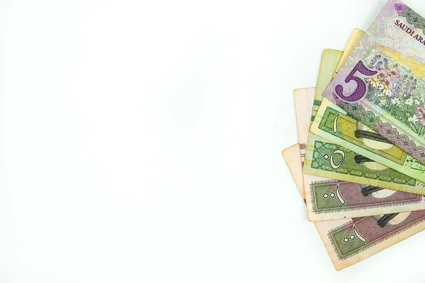 Conceptueel Beeld Van Sauriyal Bankbiljetten Wit — Stockfoto