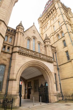 Manchester / İngiltere: 4 / 7 / 2019: Manchester Üniversitesi Whitworth Hall