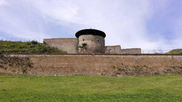 Forteresse Narva Tour Angle Sud Ouest — Photo