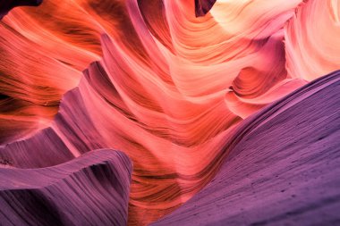 Antilop Kanyonu, Arizona 'da inanılmaz şekiller