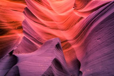 Antilop Kanyonu, Arizona 'da inanılmaz şekiller