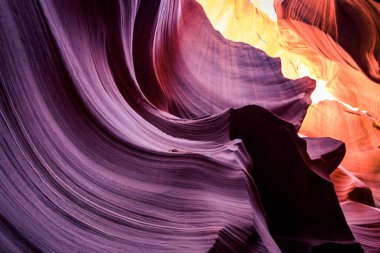 Antilop Kanyonu, Arizona 'da inanılmaz şekiller