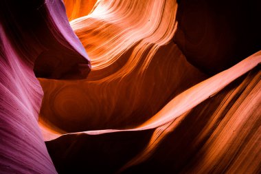 Antilop Kanyonu, Arizona 'da inanılmaz şekiller