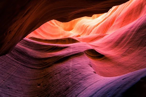 Sorprendentes Formas Cañón Del Antílope Arizona — Foto de Stock