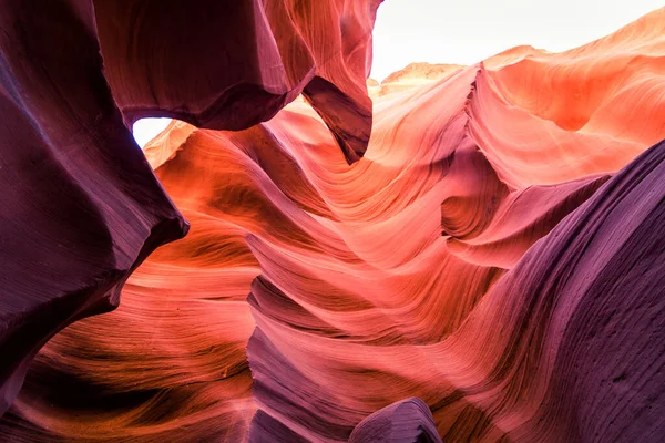 Formas Incríveis Cânion Antílope Arizona — Fotografia de Stock