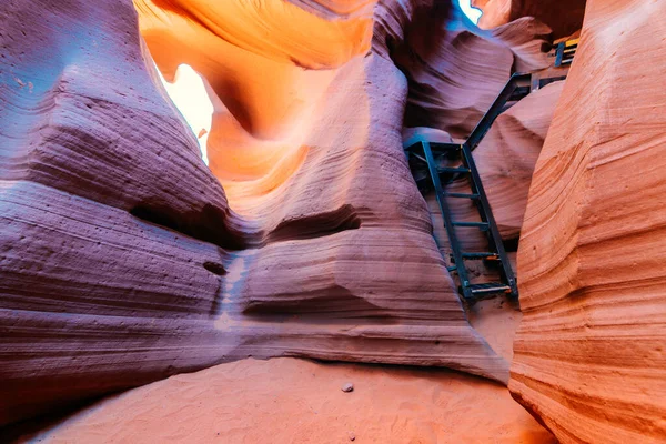 Geweldige Vormen Bij Antilope Canyon Arizona — Stockfoto