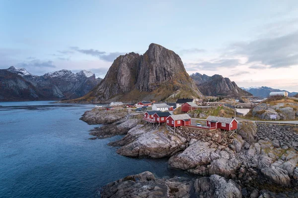 Gyönyörű Halászati Város Reine Lofoten Szigetek Norway — Stock Fotó