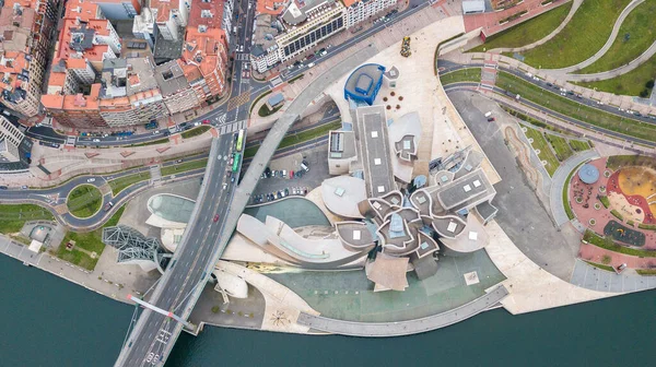 Antik Kilátás Bilbao Baszk Város Spanyolország — Stock Fotó