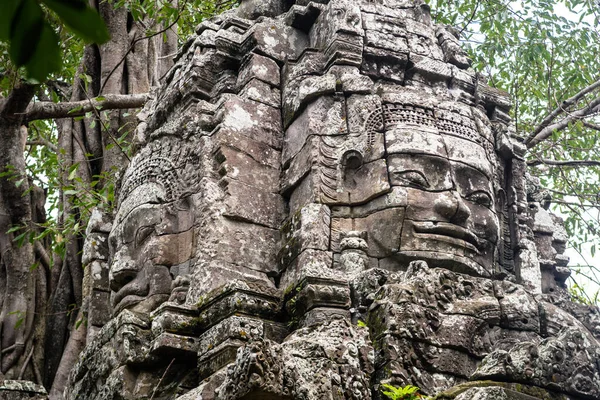 Καταπληκτικά Ερείπια Του Συγκροτήματος Angkor Wat Cambodia — Φωτογραφία Αρχείου