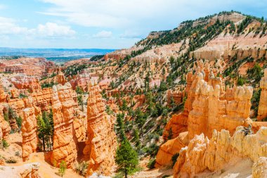 Britanya Kanyonu kabadayılarının panoramik görüntüsü, Utah