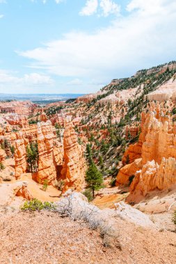 Britanya Kanyonu kabadayılarının panoramik görüntüsü, Utah