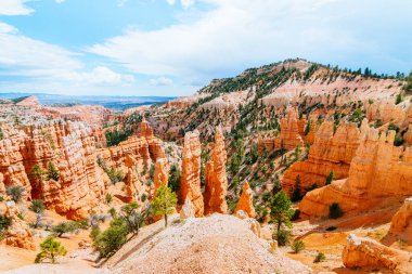 Britanya Kanyonu kabadayılarının panoramik görüntüsü, Utah