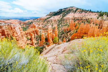 Britanya Kanyonu kabadayılarının panoramik görüntüsü, Utah