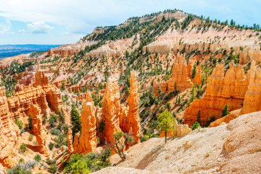 Britanya Kanyonu kabadayılarının panoramik görüntüsü, Utah