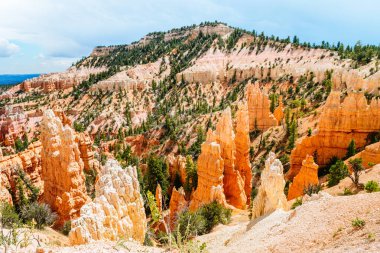 Britanya Kanyonu kabadayılarının panoramik görüntüsü, Utah