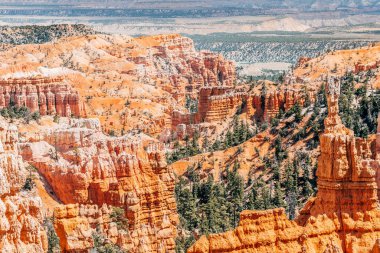 Britanya Kanyonu kabadayılarının panoramik görüntüsü, Utah