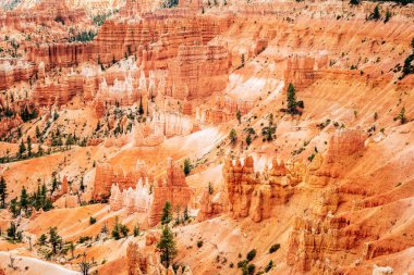 Britanya Kanyonu kabadayılarının panoramik görüntüsü, Utah
