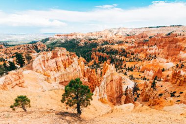 Britanya Kanyonu kabadayılarının panoramik görüntüsü, Utah