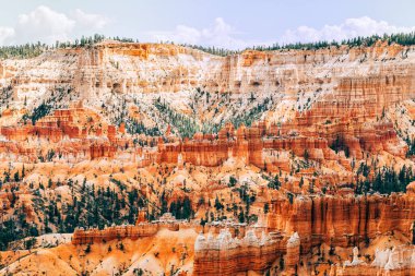 Britanya Kanyonu kabadayılarının panoramik görüntüsü, Utah