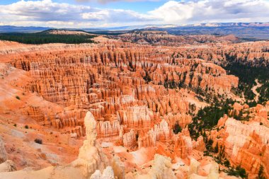 Britanya Kanyonu kabadayılarının panoramik görüntüsü, Utah