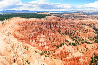 Britanya Kanyonu kabadayılarının panoramik görüntüsü, Utah