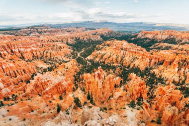 Britanya Kanyonu kabadayılarının panoramik görüntüsü, Utah