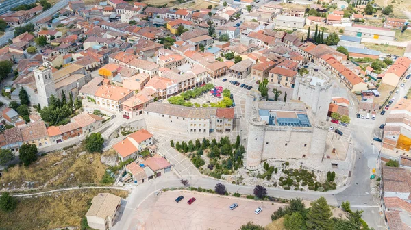 Luftaufnahmen Der Romanischen Stadt Siguenza Guadalajara Spanien — Stockfoto