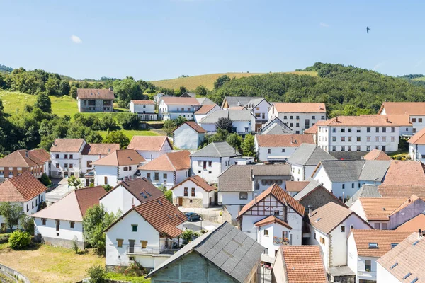 Ländliche Stadt Otsagabia Navarre Spanien — Stockfoto