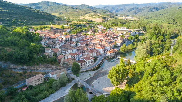 Ville Rurale Otsagabia Navarre Espagne — Photo