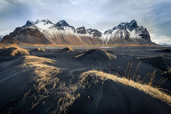 Paysage Sauvage Incroyable Stokksnes Iceland — Photo