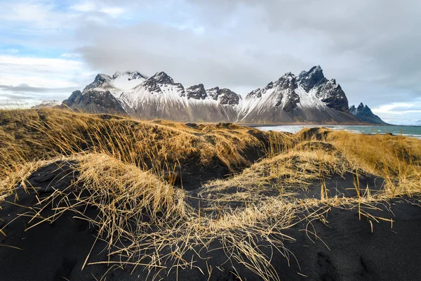 Paysage Sauvage Incroyable Stokksnes Iceland — Photo