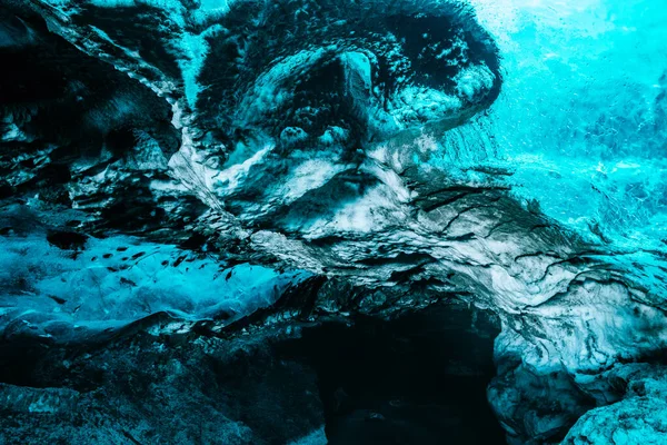 Caverna Gelo Congelada Vatnajokull Iceland — Fotografia de Stock