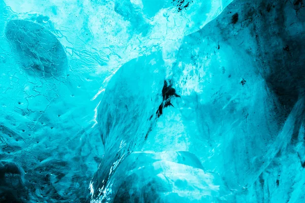 Gefrorene Eishöhle Bei Vatnajokull Island — Stockfoto