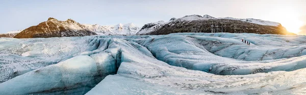 Viagem Glaciar Vatnajokull Iceland — Fotografia de Stock