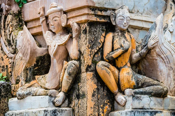 Känd Komplex Pagoda Kakku Myanmar — Stockfoto